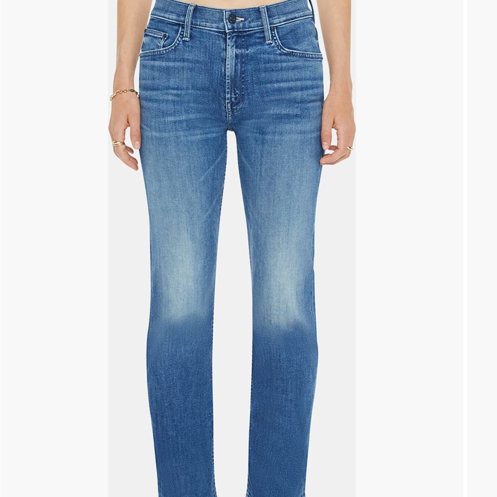 MOTHER The Rider Mid Rise Ankle Straight Leg Jeans, size 30, EEUC